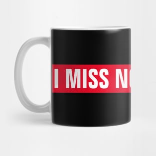 I Miss Normal Life - Red Rectangle Mug